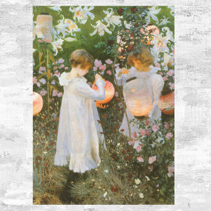 Carte Carnation, Lily, Lily, Rose Par John Singer Sargen