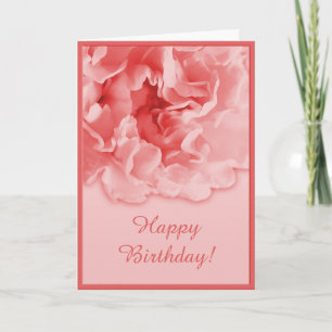 Carte Carnation Rouge