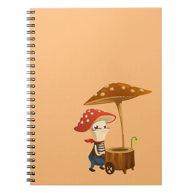 Carte Carnet de dessin pour enfant Champignons (Devant)