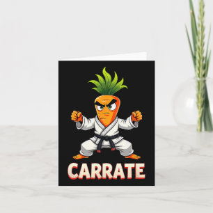 Carte Carotte Karate Mixed martial art Étudiants formate