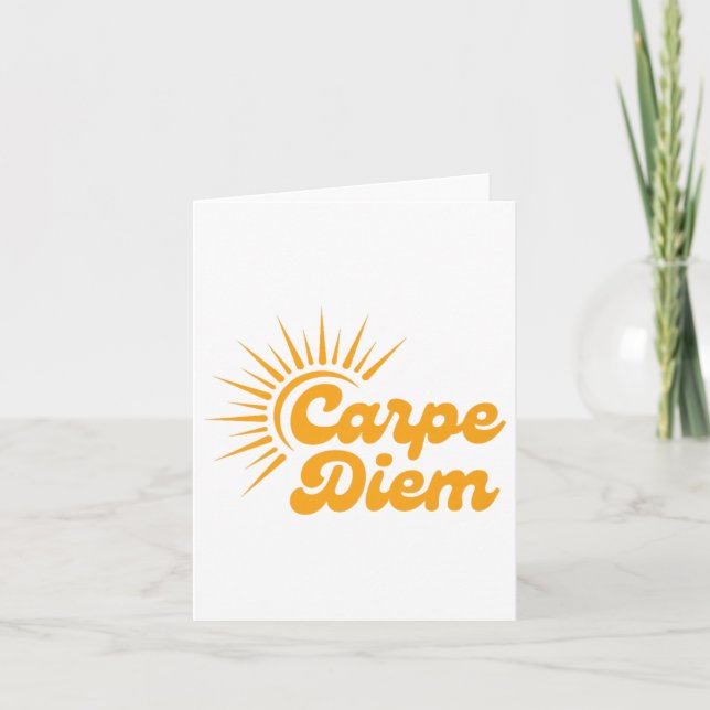 Carte Carpe Diem Sunrise Premium  (Devant)