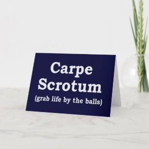 Carte Carpe Scrotum