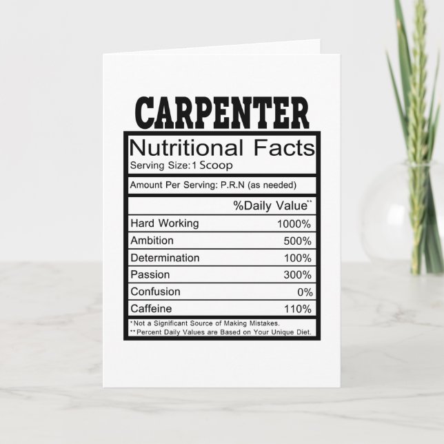 Carte Carpenter (Devant)