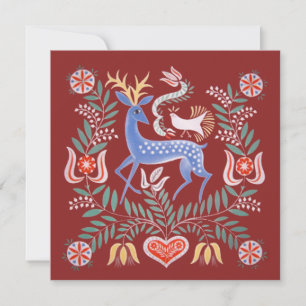 Carte Carré d'art populaire hongrois