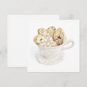 Carte Carré plat BISCOTTI 5,25 pouces