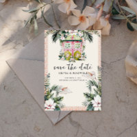 Carreaux floraux | Mariage tropical marocain