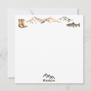 Carte carrée FFF Ranch