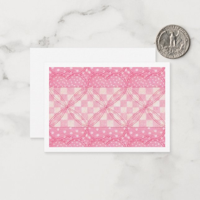 CARTE CARREFOIRE ROSE 3,5x2,5 Carte plate II (Devant/Arrière en situation)