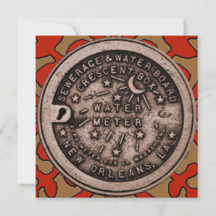 Carte Carrelage celtique rouge, couverture de compteur d