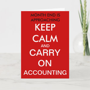 Carte Carry on Accounting Birthday