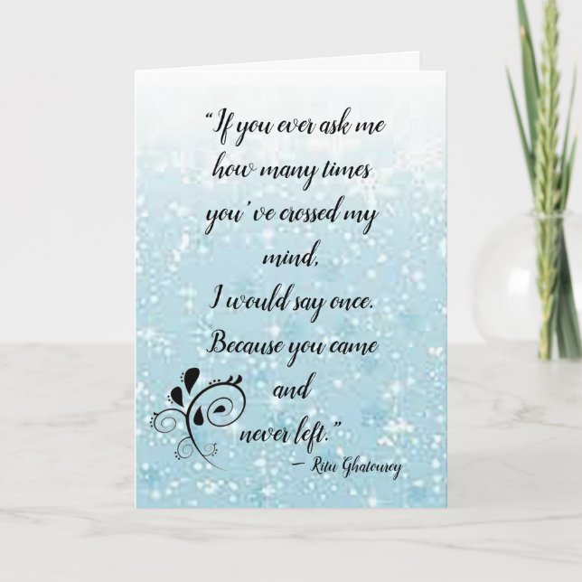 Carte "Carta d'amour 'Parfaits Ensemble'" is not the cor (Devant)