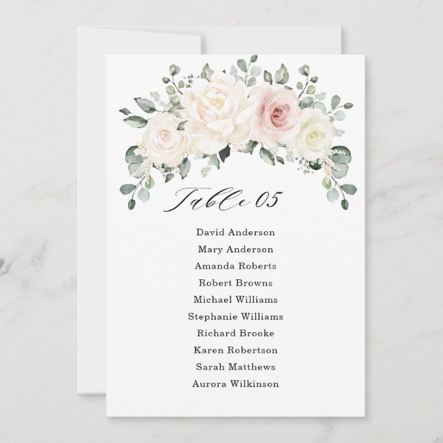 Carte Carte Carte graphique Champagne Ivory Blush  (Devant)