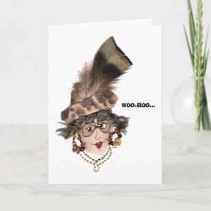 Carte Carte-Dame Humorousl WOO-HOO