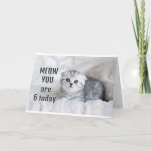 CARTE **CARTE D'ANNIVERSAIRE DE LA FILLE DE 6 ANS**
