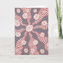 carte. Design "Rose Gold Borealis"