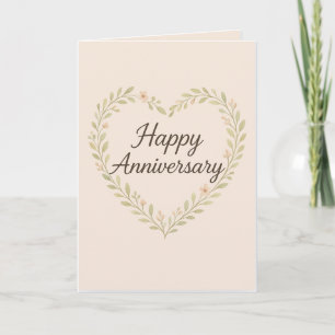 Carte "Carte élégante de Joyeux Anniversaire"