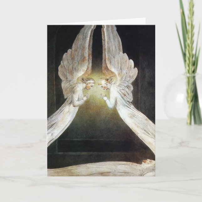 Carte Carte/invitation de Blake : Le Christ a gardé par (Devant)