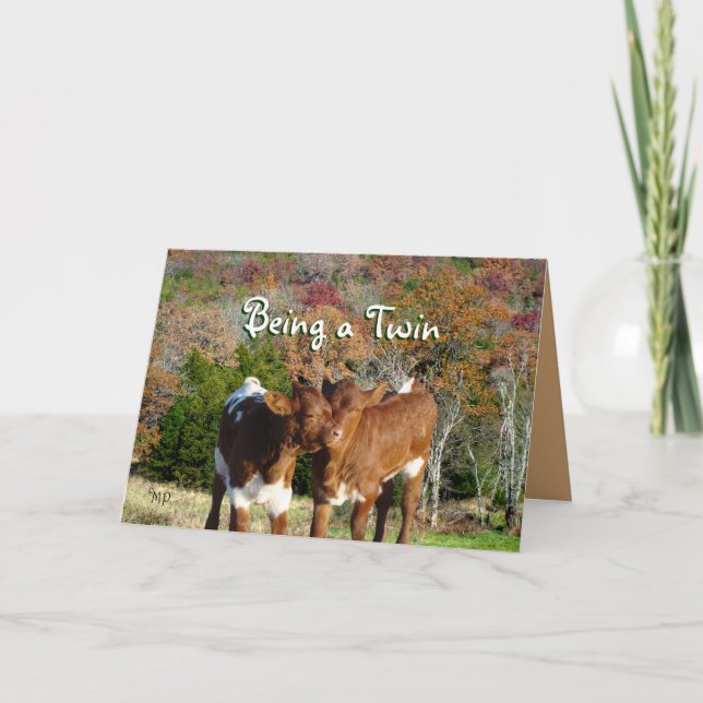 Carte Carte-personnaliser de jumeaux toute occasion (Devant)