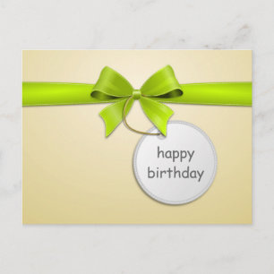 Carte Carte postale Boucle joyeux anniversaire