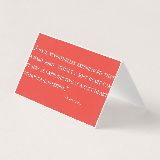 Carte - carte - Sophie Scholl - Quota - White Rose (Front)