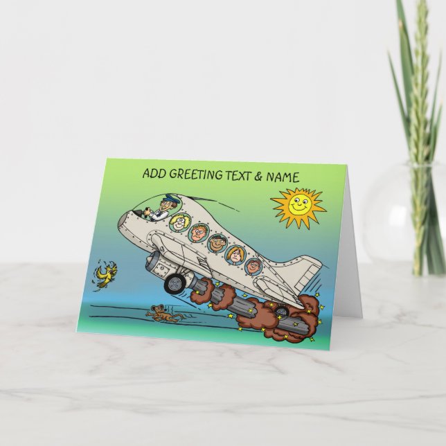 Carte Carton avion (Devant)