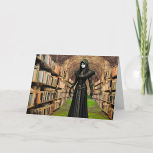 Carte Carton d'invitation pour une soirée Halloween goth