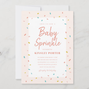 Carte Cartons d'invitation pour Baby Sprinkle