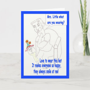 Carte Cartoon humour Joyeux anniversaire