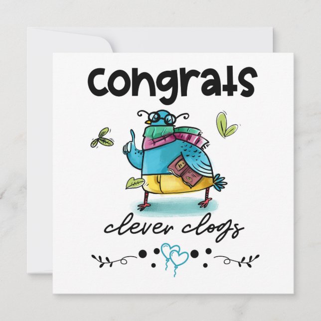 Carte Cartoon Pigeon Humour Cartoon Clogs (Devant)