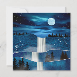 Carte Cascade bleue