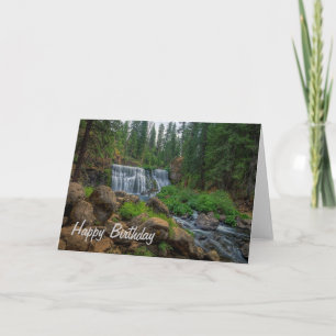 CARTE CASCADE - JOLI ANNIVERSAIRE