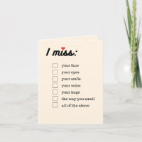 Carte Case à cocher