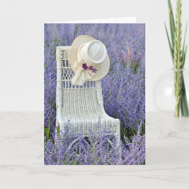 Carte Casquette bientôt sur chaise (Devant)