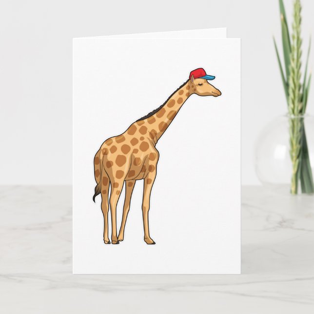 Carte Casquette Giraffe (Devant)