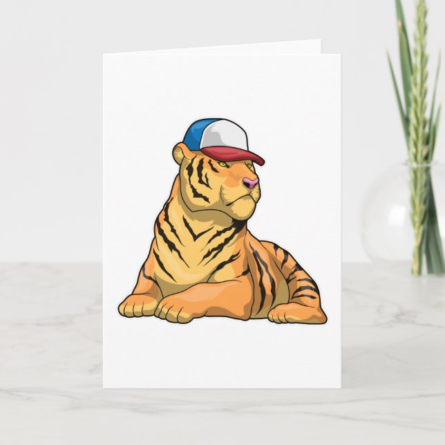 Carte Casquette Tigre (Devant)