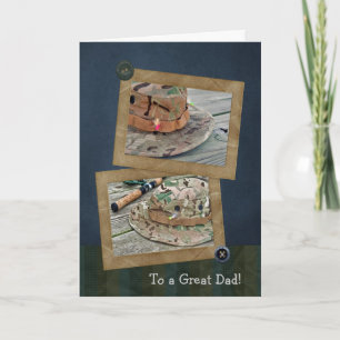 Carte Casquettes de pêche pour Fête des pères