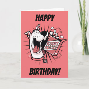 Carte Casse-croûte tramés de Scooby-Doo Scooby