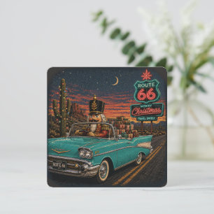 Carte Casse-Noisette de Noël sur la route 66 en Arizona