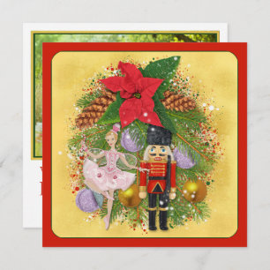 Carte Casse-Noisette Soldat Plum Fée Noël