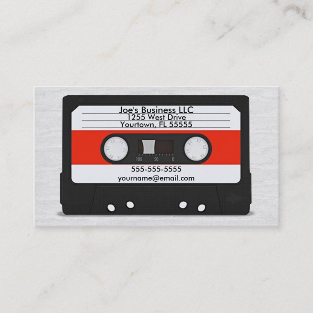 Carte Cassette (Devant)