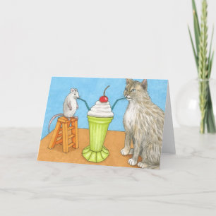 Carte Cat 365 funny Greeting Card