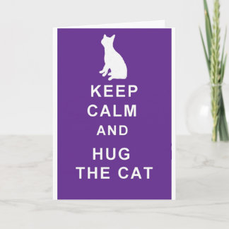 Carte Cat Get Well Card