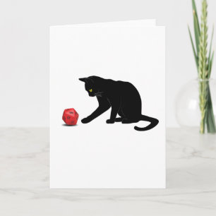 Carte Cat Rolling Dice RPG Rôle Jeu Jeux Jeu Jeu Lov