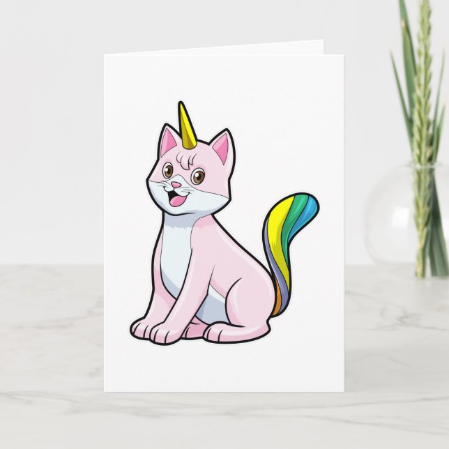 Carte Cat Unicorn (Devant)