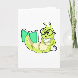Carte Caterpillar avec livre