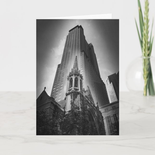Carte Cathédrale de ville (Devant)