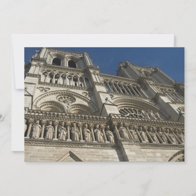 Carte Cathédrale Notre-Dame de Paris (Devant)