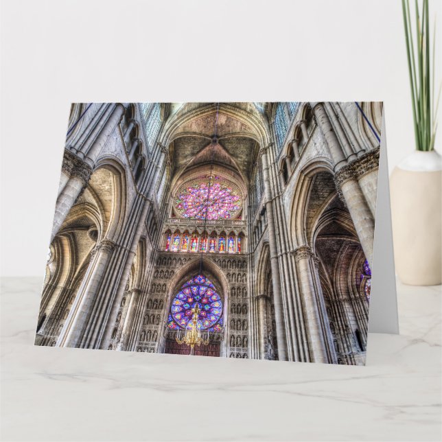 Carte Cathédrale Notre-Dame Reims (Devant)