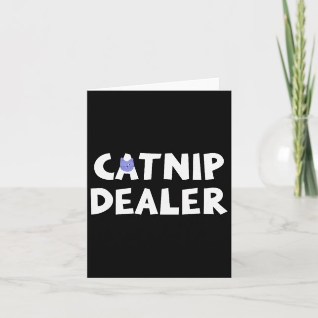 Carte Catnip Er Funny Cat  (Devant)