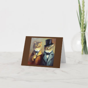 Carte Cats As Holmes et Watson